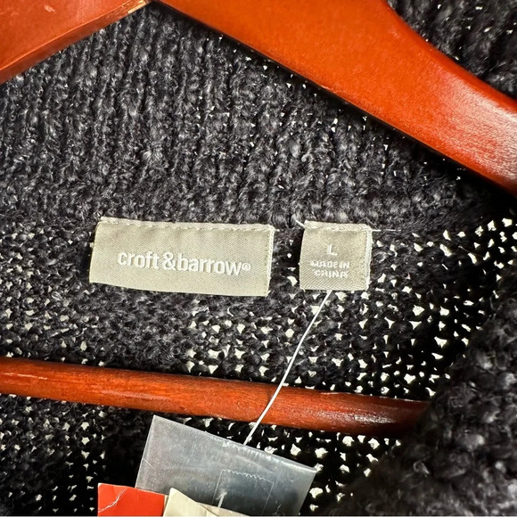 Croft & Barrow Size Large New Floral Cardigan Grandma Y2K Vintage Lagenlook Boho - Picture 8 of 12